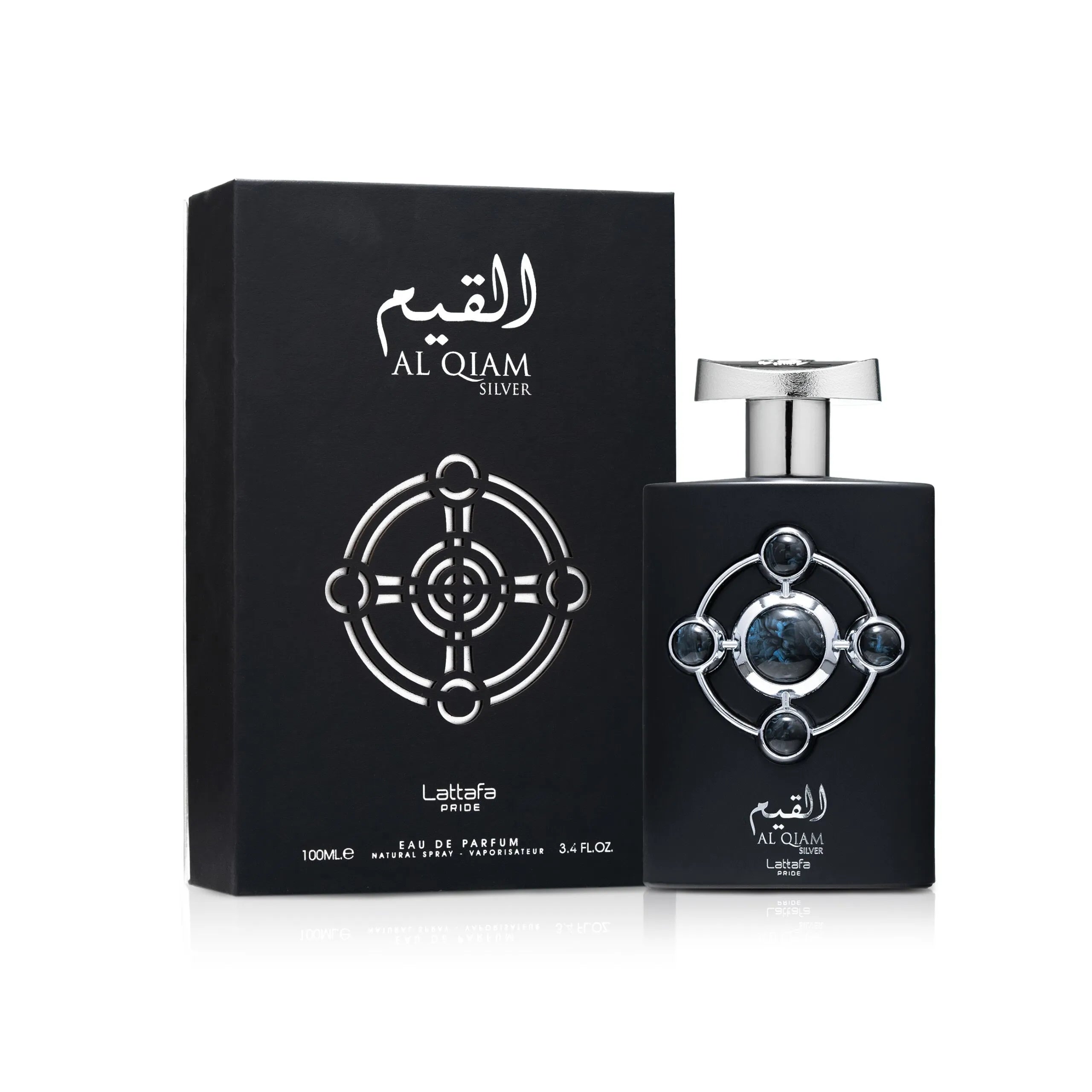 Al Qiam Silver 100ml EDP by Lattafa Pride