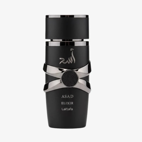 Asad Elixir by Lattafa – Long-Lasting Spicy Amber Fragrance for Men (100ml EDP)