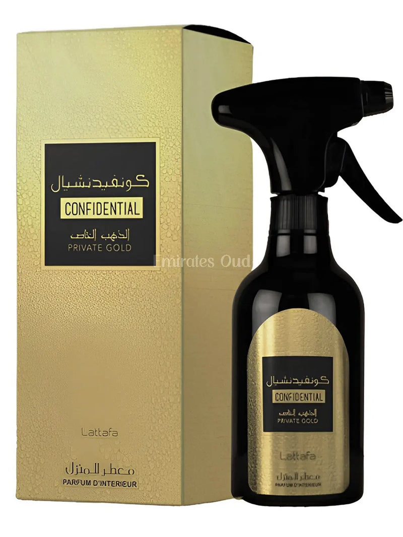 Confidential Private Gold Room Spray 450ml Lattafa