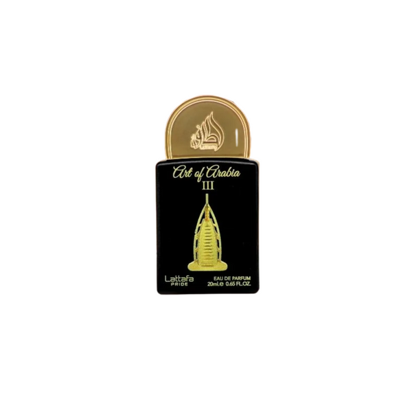 LATTAFA PRIDE PERFUME SET OF 5 X 20ML (Art of Arabia 3, Ajwaa, Al Qiam Gold, Masa, Brioche Vanille)