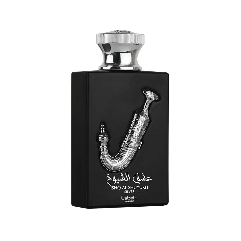 Ishq Al Shuyukh Silver 100ml EDP by Lattafa Pride