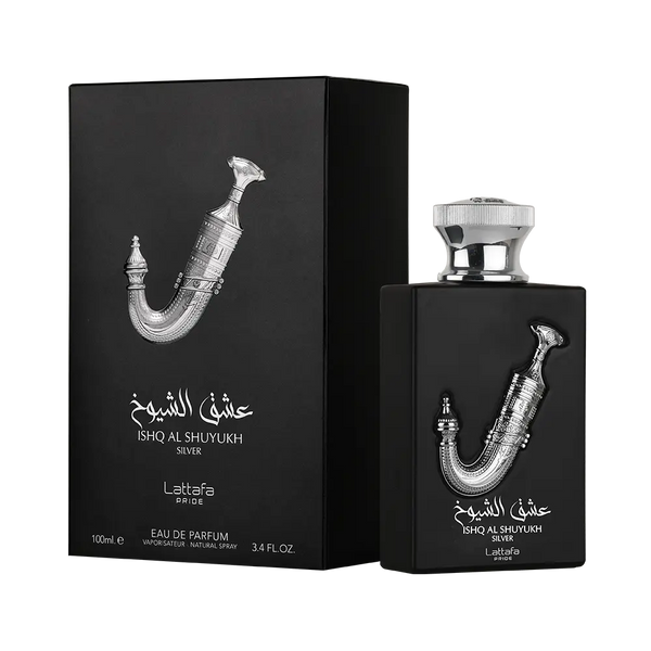 Ishq Al Shuyukh Silver 100ml EDP by Lattafa Pride