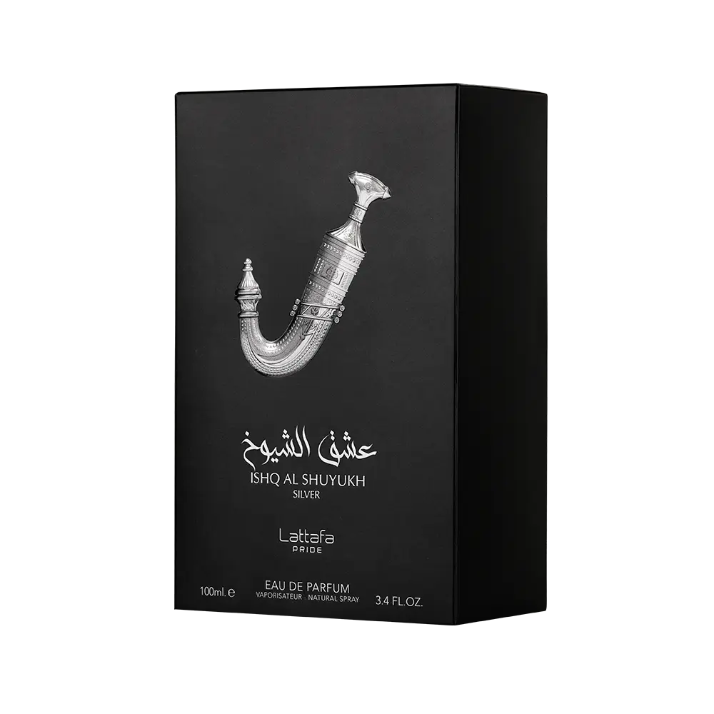 Ishq Al Shuyukh Silver 100ml EDP by Lattafa Pride