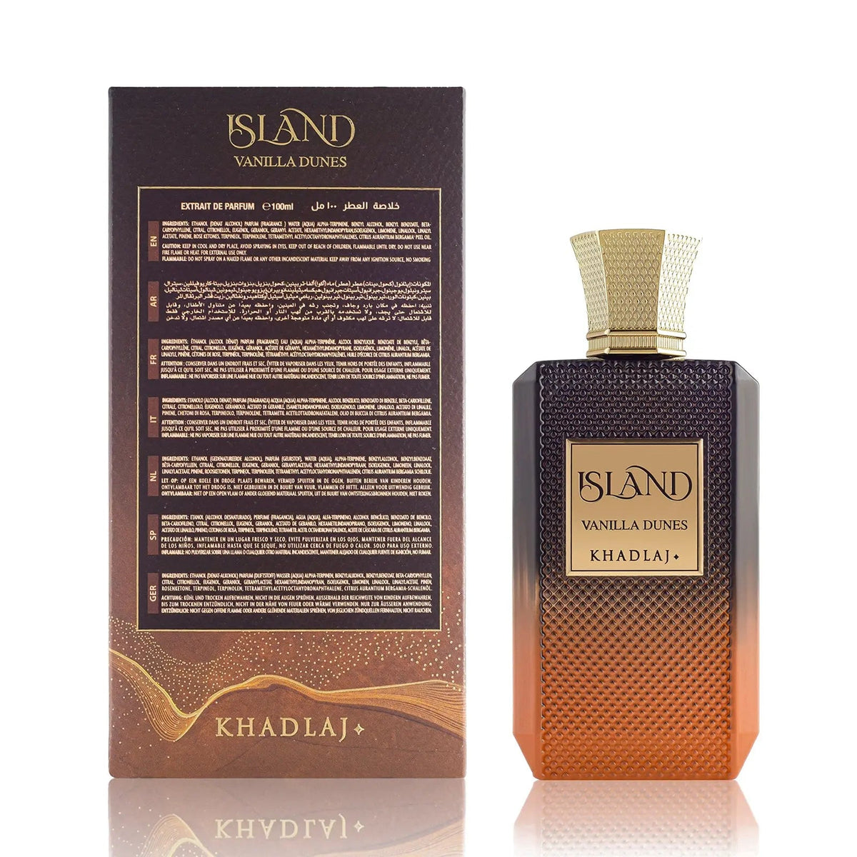 Island Vanilla Dunes Extrait De Parfum 100ml By Khadlaj by Khadlaj