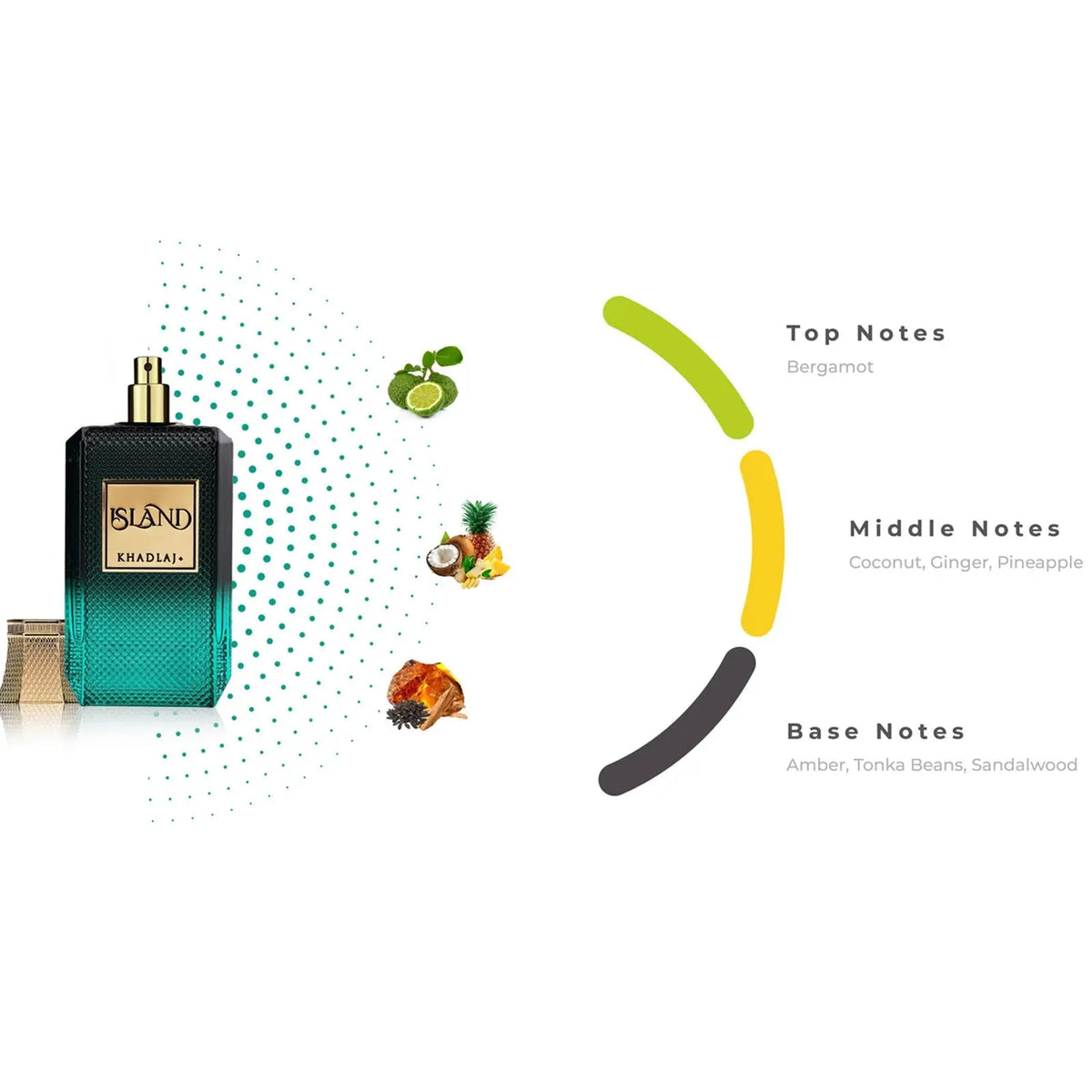 Island Extrait de Parfum 100ml Khadlaj by Khadlaj