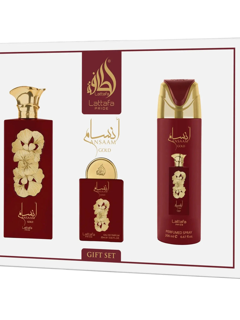 Lattafa Ansaam Gold Gift Set