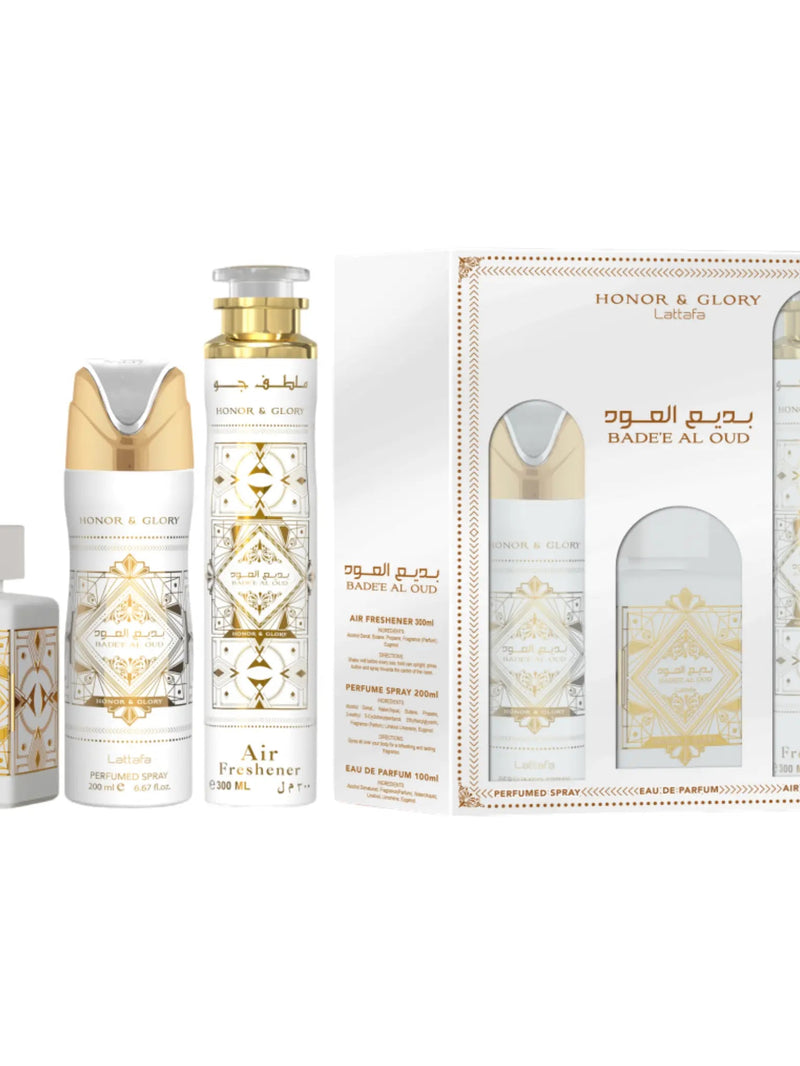 Lattafa Badee Al Oud Honor & Glory Gift Set