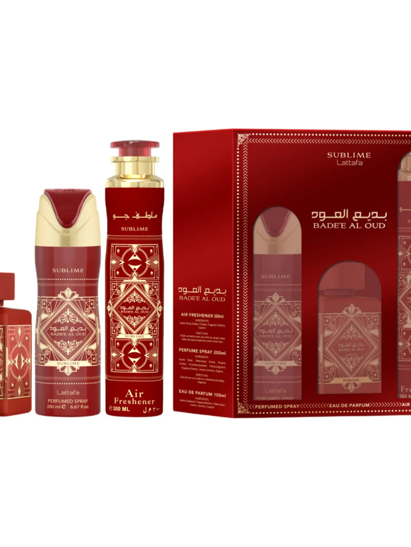 Lattafa Badee Al Oud Sublime Gift Set