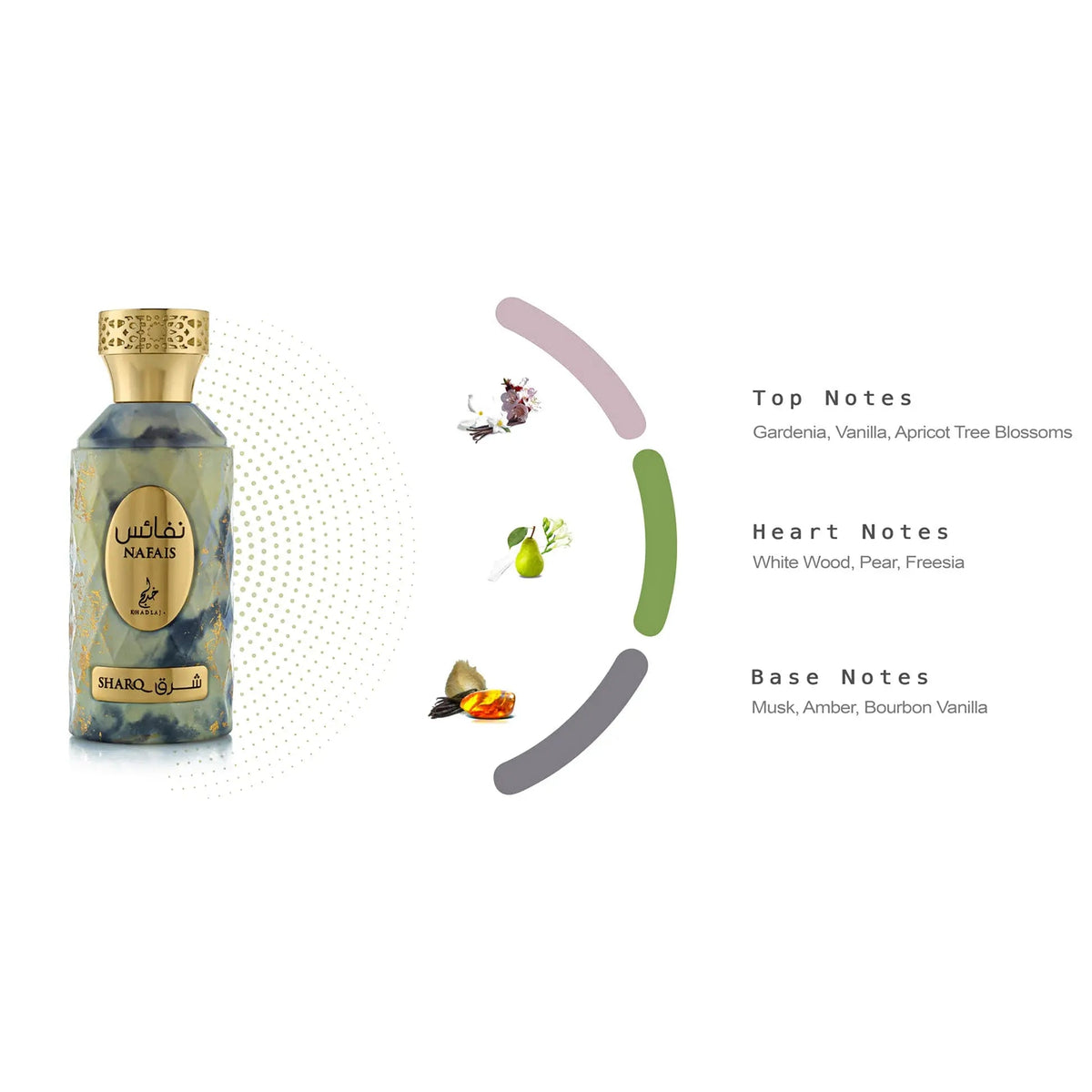 Nafais Sharq Perfume 100ml EDP Khadlaj by Khadlaj