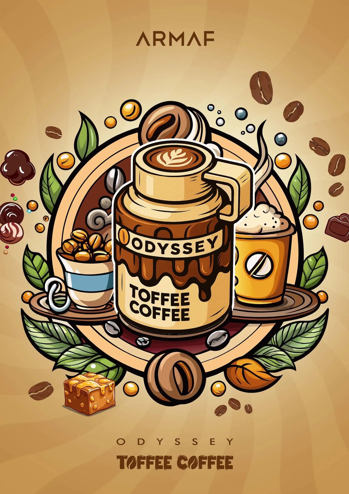 Odyssey Toffee Coffee Perfume 100ml EDP Armaf by Armaf