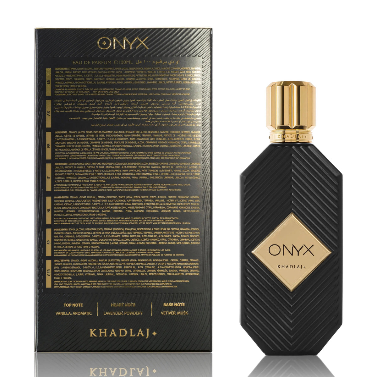 Onyx Gold Perfume 100ml EDP Khadlaj by Khadlaj
