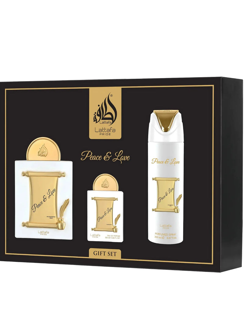 Peace & Love 3 Piece Gift Set Lattafa Pride
