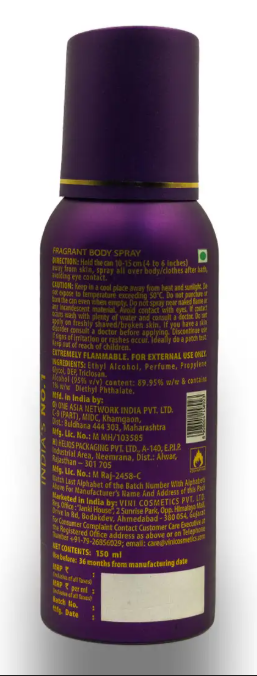 PARADISE 150ML BODY SPRAY