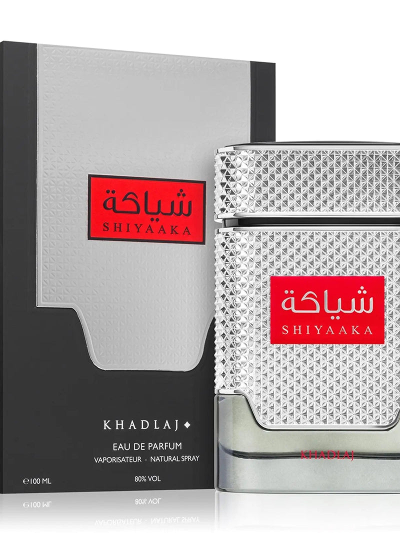 Shiyaaka Silver For Men Perfume 100ml EDP Khadlaj by Khadlaj