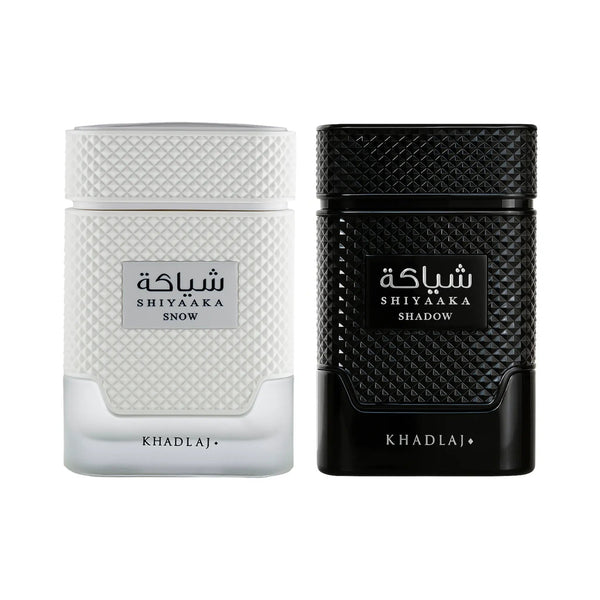 Shiyaaka Snow & Shadow Bundle Set Of 2 by Khadlaj