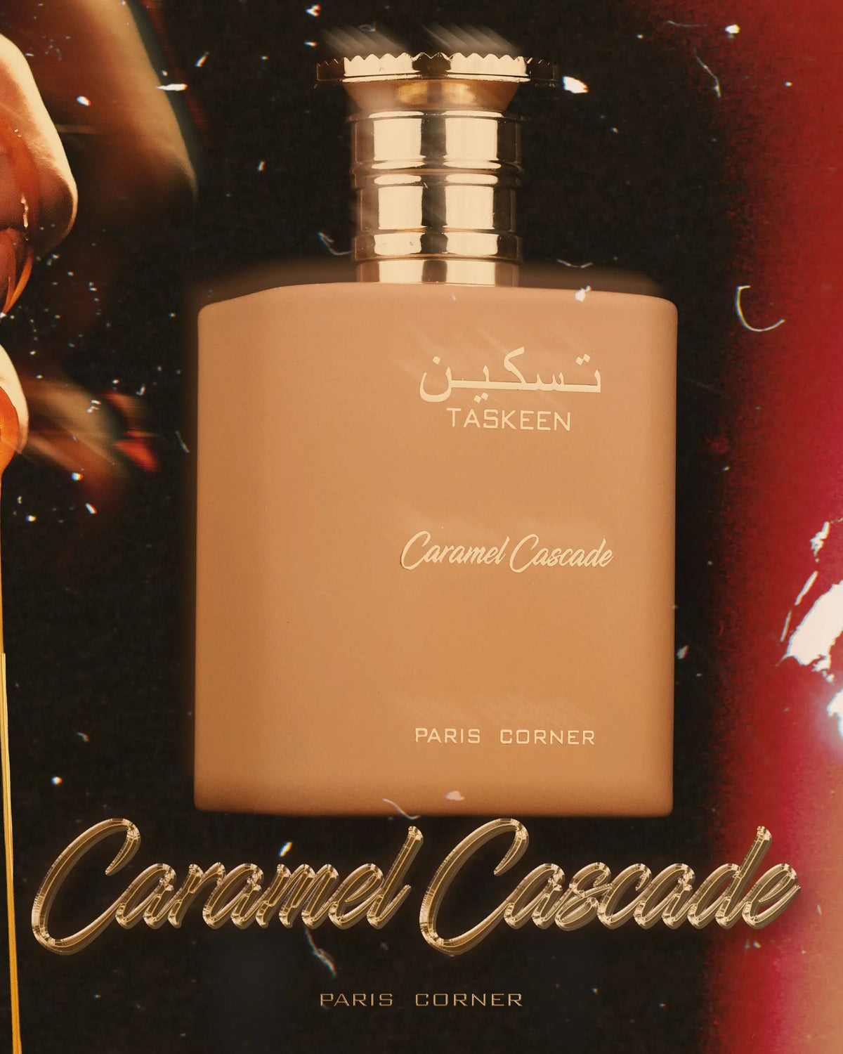 Taskeen Caramel Cascade Perfume 100ml EDP Paris Corner by Paris Corner