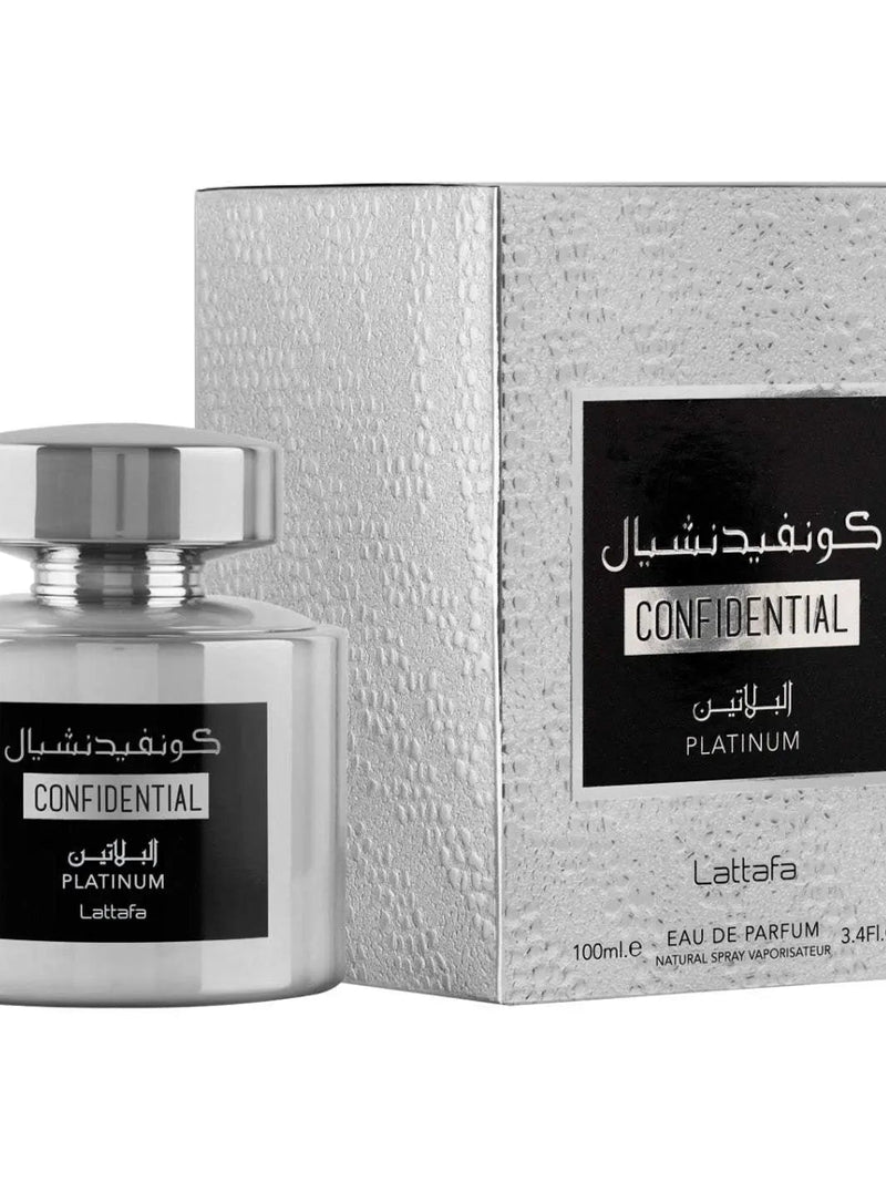Confidential Platinum Perfume 100ml EDP Lattafa