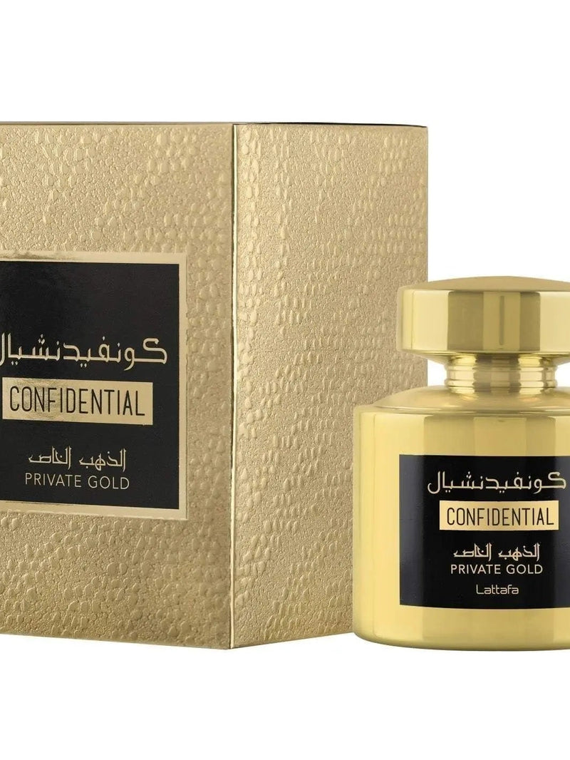 Confidential Private Gold Perfume 100ml EDP Lattafa