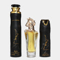 GIFT SET 3 PCS - MAAHIR (EDP 100ML, DEO 200ML , AIR FRESHENER 300ML)